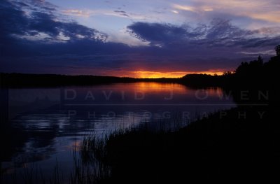 13076V Norris Lake sunset