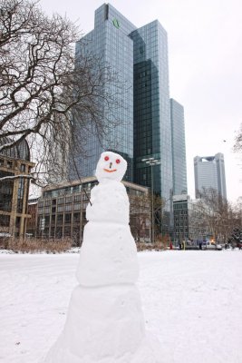 Frankfurt in white