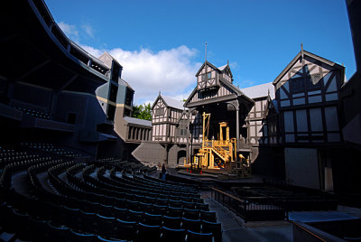 Preparing For The 2008 Season Opening - The Oregon Shakespeare Festivals Elizabethan Theater