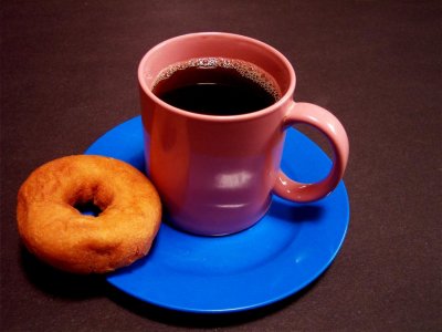 BEFORE:  Coffee And Doughnut