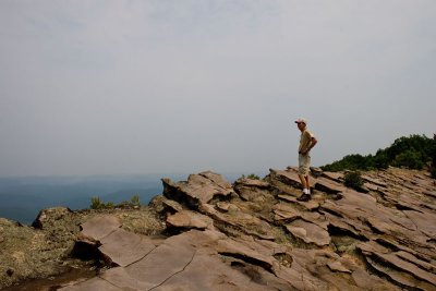 Ben Begley at High Rocks, Bad Branch Summit