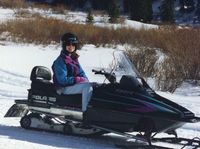 Snowmobiling on the Continental Divide