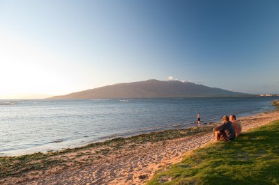 Waipuilani Beach at Sunset