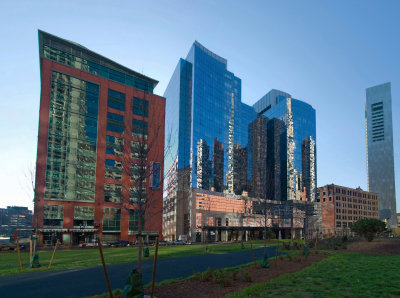 Buildings Reflecting Buildings