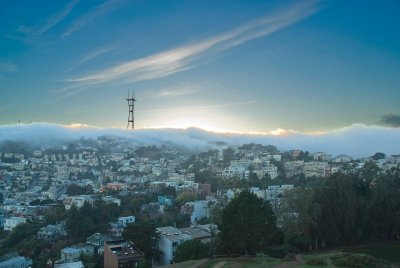 Sunset Fog