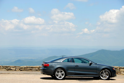 2009 Audi S5 at Shenandoah National Park, Va