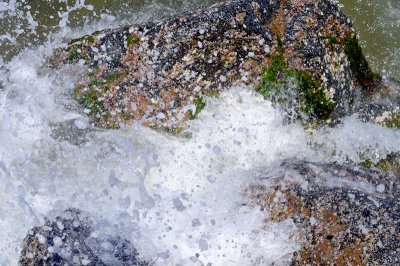Rocks on Melbourne Beach Florida