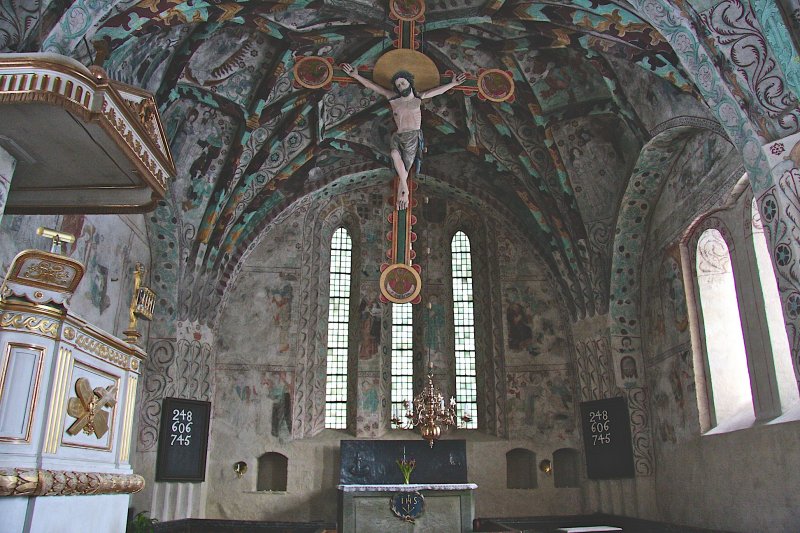 The Chancel of Hrkeberga Church