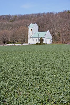 Church and field