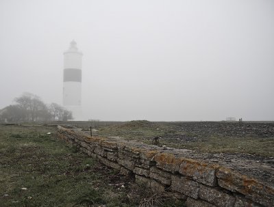 Lighthouse - Lnge Jan - in haze.