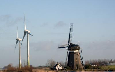 Old and new windmills