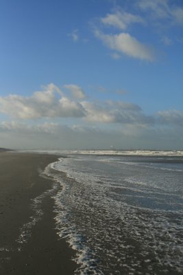 The beach in the early morning