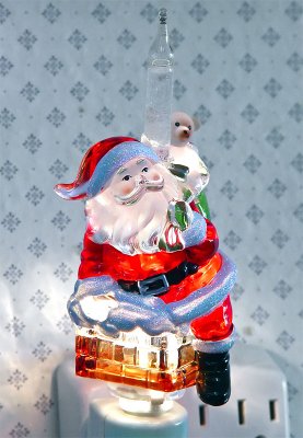 Bubble  Santa Light