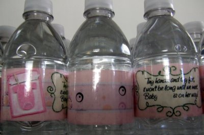 Baby Shower Water bottles