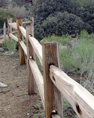 Weathered Wooden Fence