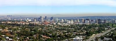 Los Angeles Pano Taken From The J. Paul Getty Museum