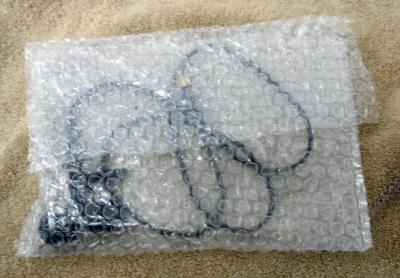 Homemade bubble wrap pouch