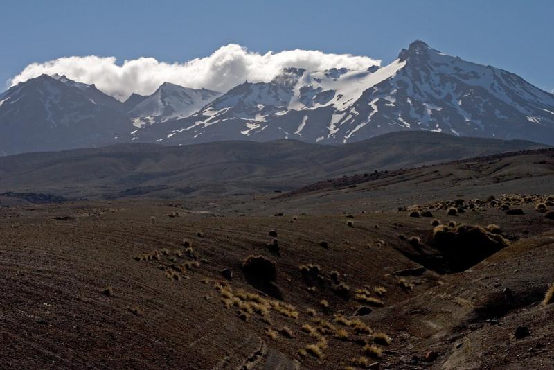 Mt. Ruapehu from Rangipo Desert