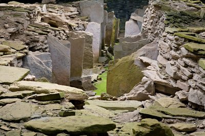 Interior, Midhowe chambered cairn (8/1/08)