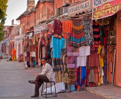 Clothes shop, Jaipur (3/1/09)