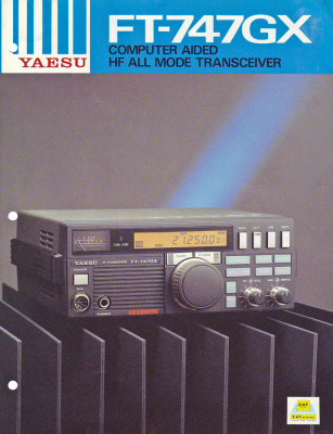 A new radio, early 1990s - Yaesu FT-747GX