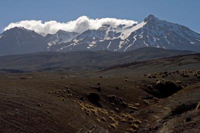 Mt. Ruapehu from Rangipo Desert