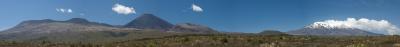 Tongarario Panorama (Mounts Tongariro, Ngauruhoe and Ruapehu)