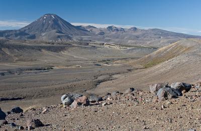 Mt. Ngauruhoe from Rangipo Desert