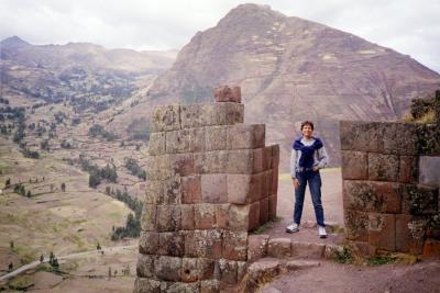  An Inca gate above Pisac