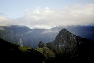 A first glimpse of Machu Picchu