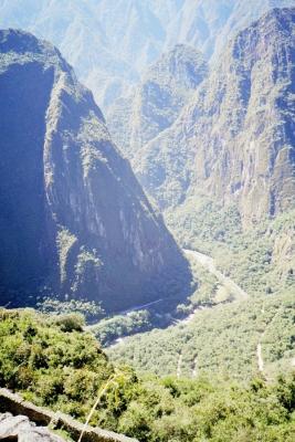  A look down into Urubamba valley. Can you see the train down there?