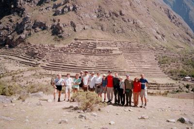  The young pioneers at Llactapata