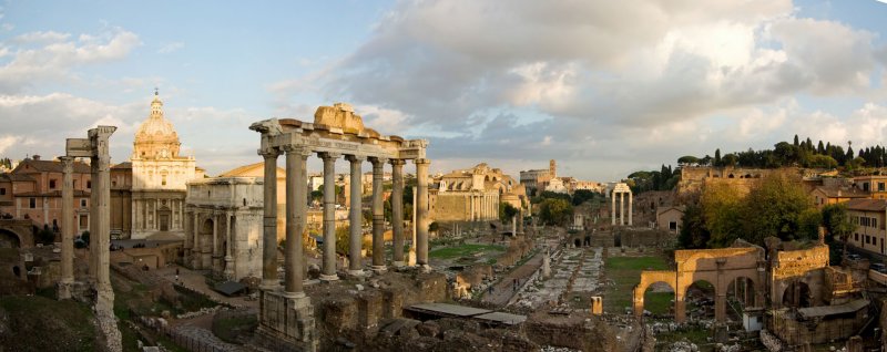 Forum Romanum shortly before sundown