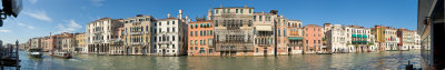 View of CanalGrande taken from the Vaporetto Station Rialto Mercato