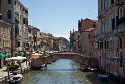 Looking down Rio della Sensa