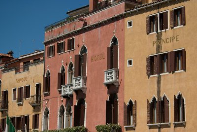 House fronts at Canal Grande (Cannaregio side)