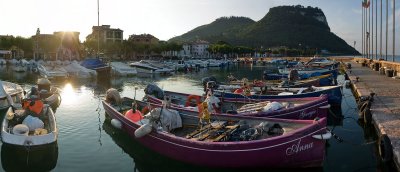 Garda habour in the early morning