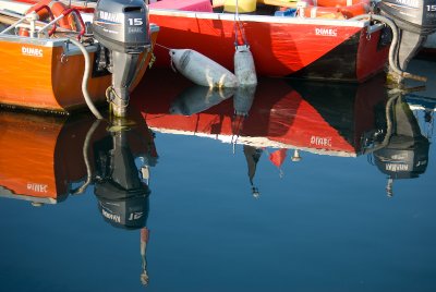 Boat and reflection