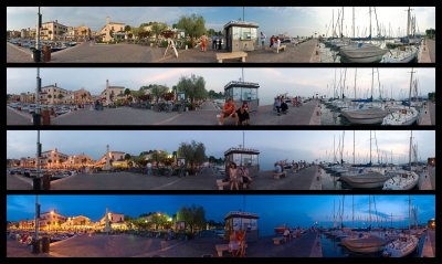 Bardolino harbor - into the night (large version)