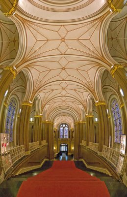 City Hall (Rotes Rathaus) - central staircase