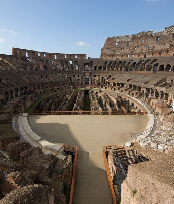 Inside of the Colosseum