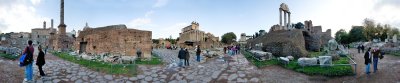 At the Forum Romanum - 360 degree panorama