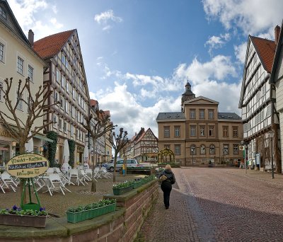 Market square with Town Hall