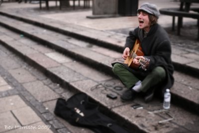 singing for his supper