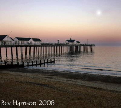 sunrising at southwold