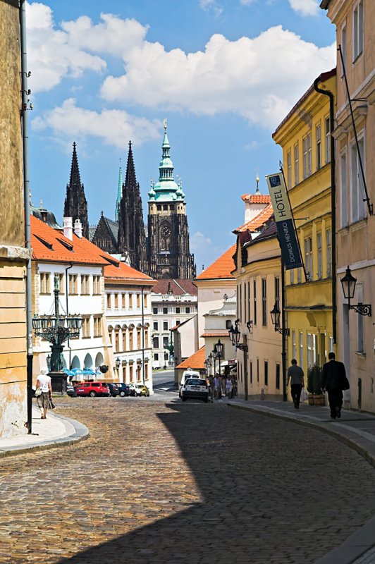 Prague Castle and the St Vitus Cathedral