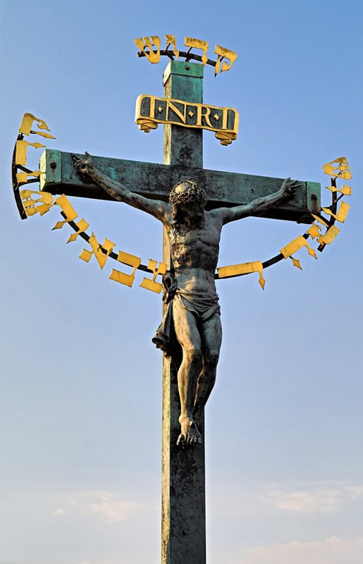 Crucifix on the bridge