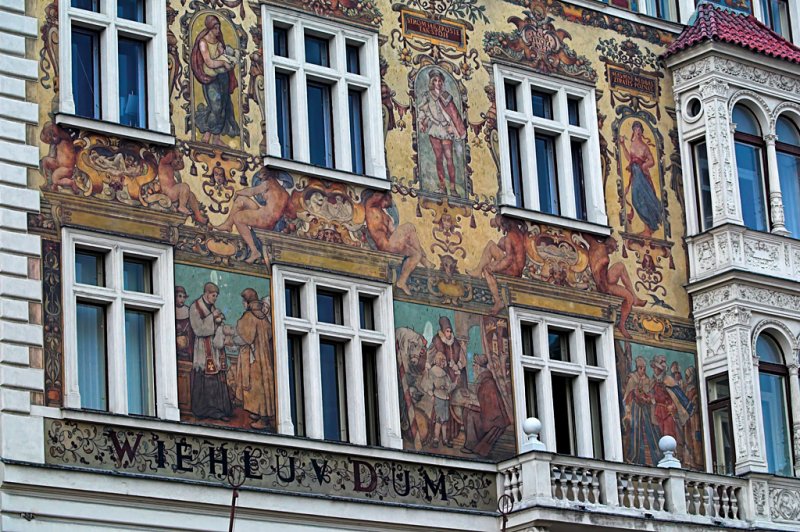Facade on Wenceslas Square