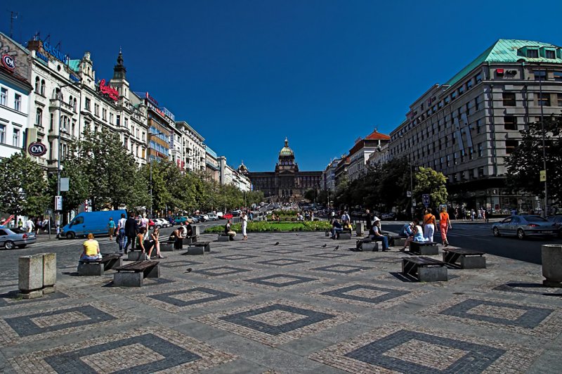 Nove Mesto and the Wenceslas Square