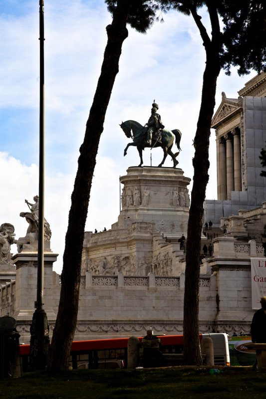 the Victor Emmanuel Monument